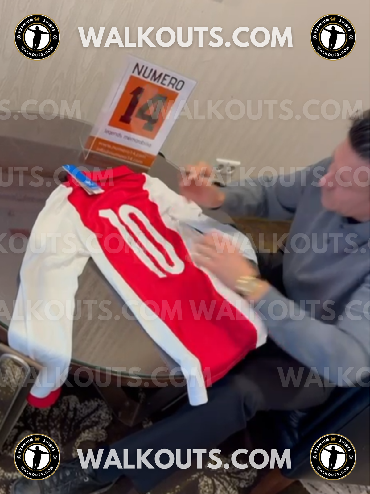 Signature close-up (signing proof) for Jari Litmanen (AFC Ajax) — 2024-2025 • #25JLI20019010