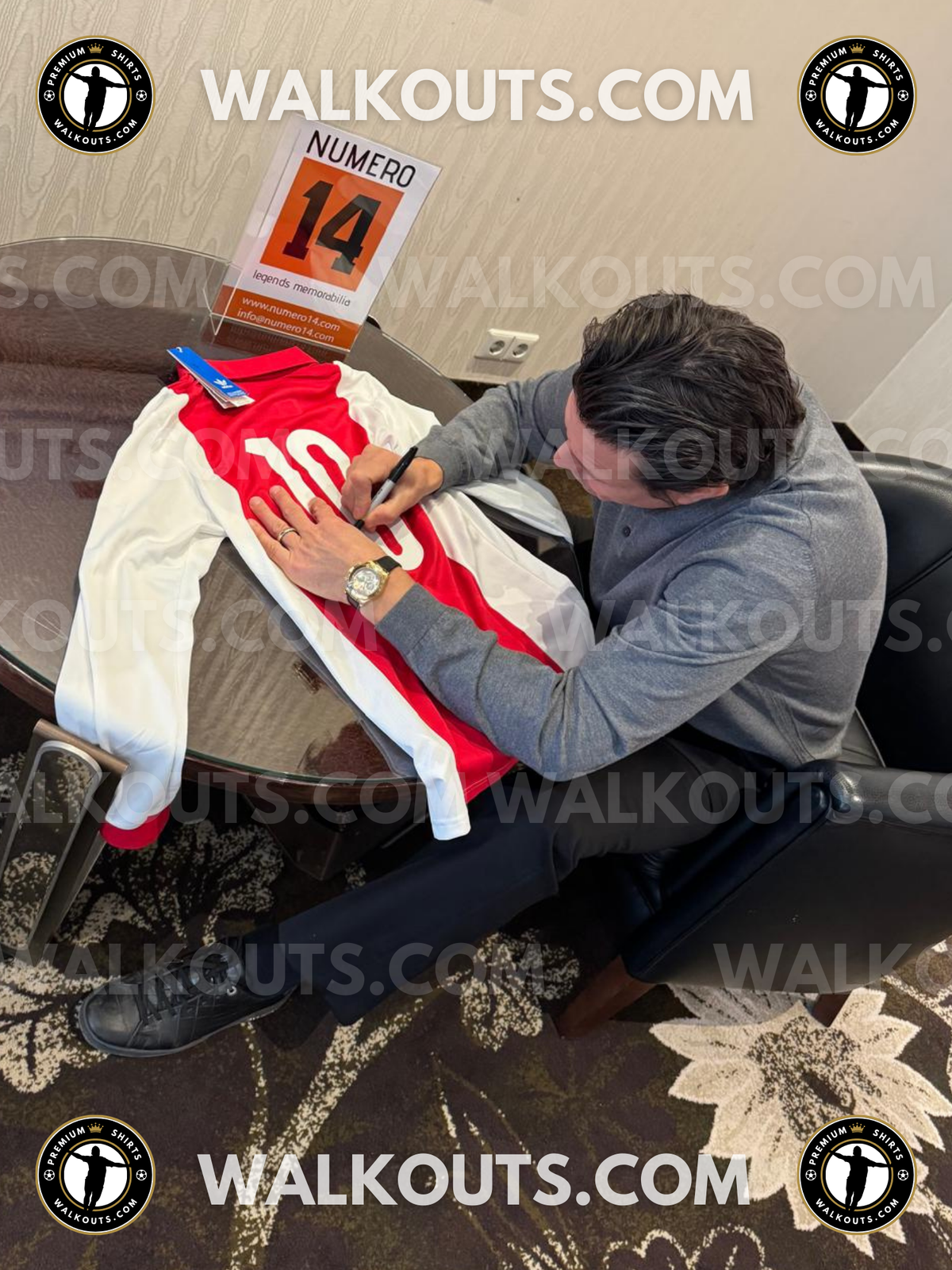 Signing proof photo for Jari Litmanen (AFC Ajax) — 2024-2025 • #25JLI20019010