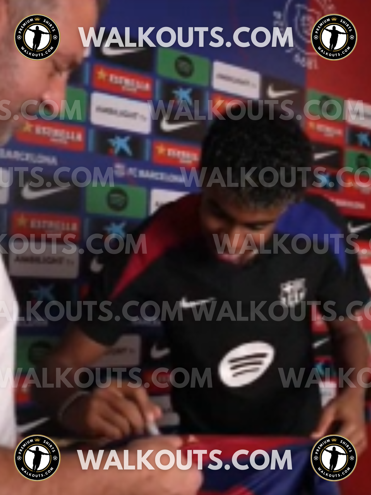 Signature close-up (signing proof) for Lamine Yamal (FC Barcelona) — 2024-2025 • #24LYA20024919