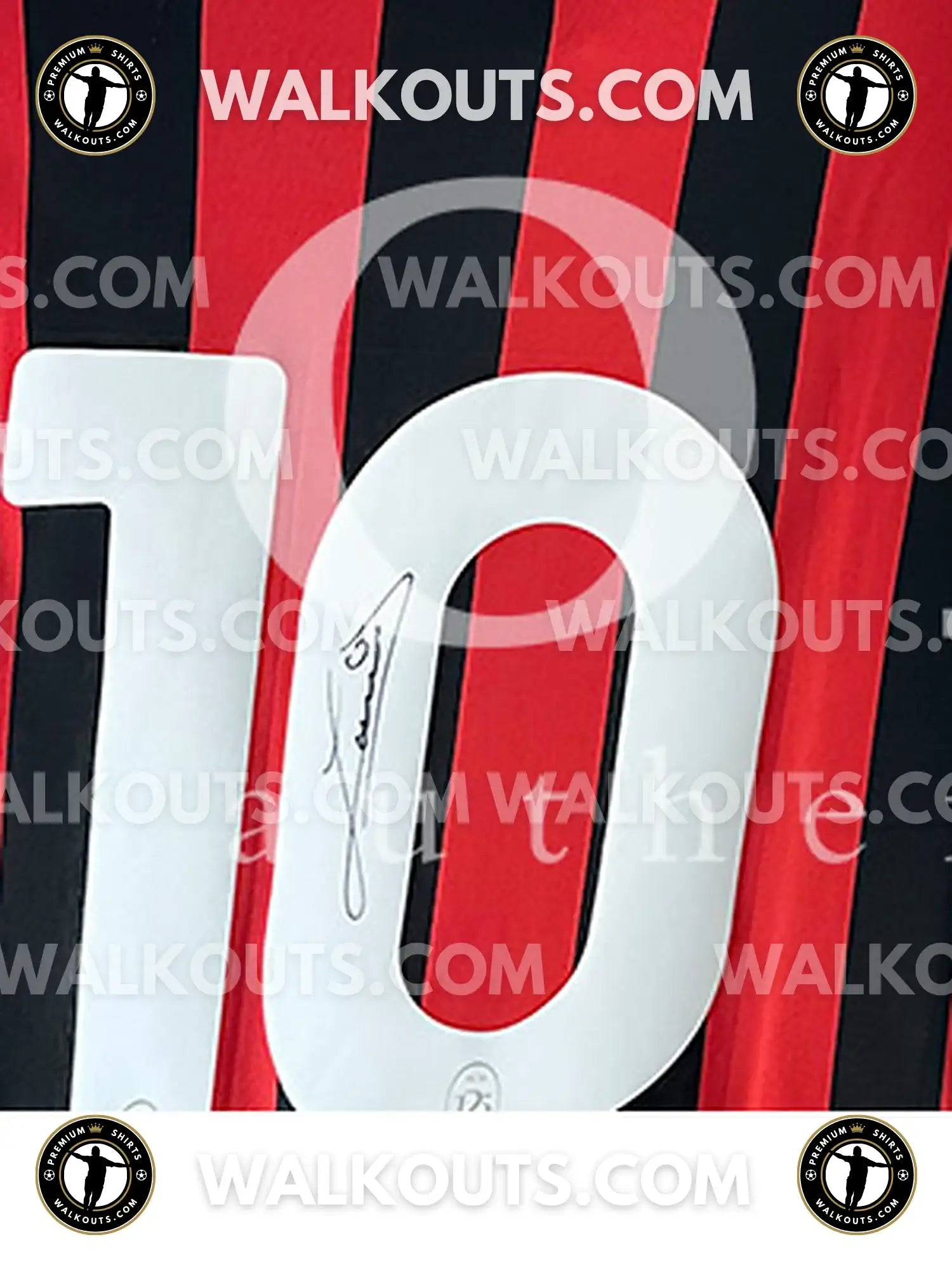 Signed Ruud Gullit AC Milan 125th Anniversary | Photo Proof — Signature proof 25RGU20019210