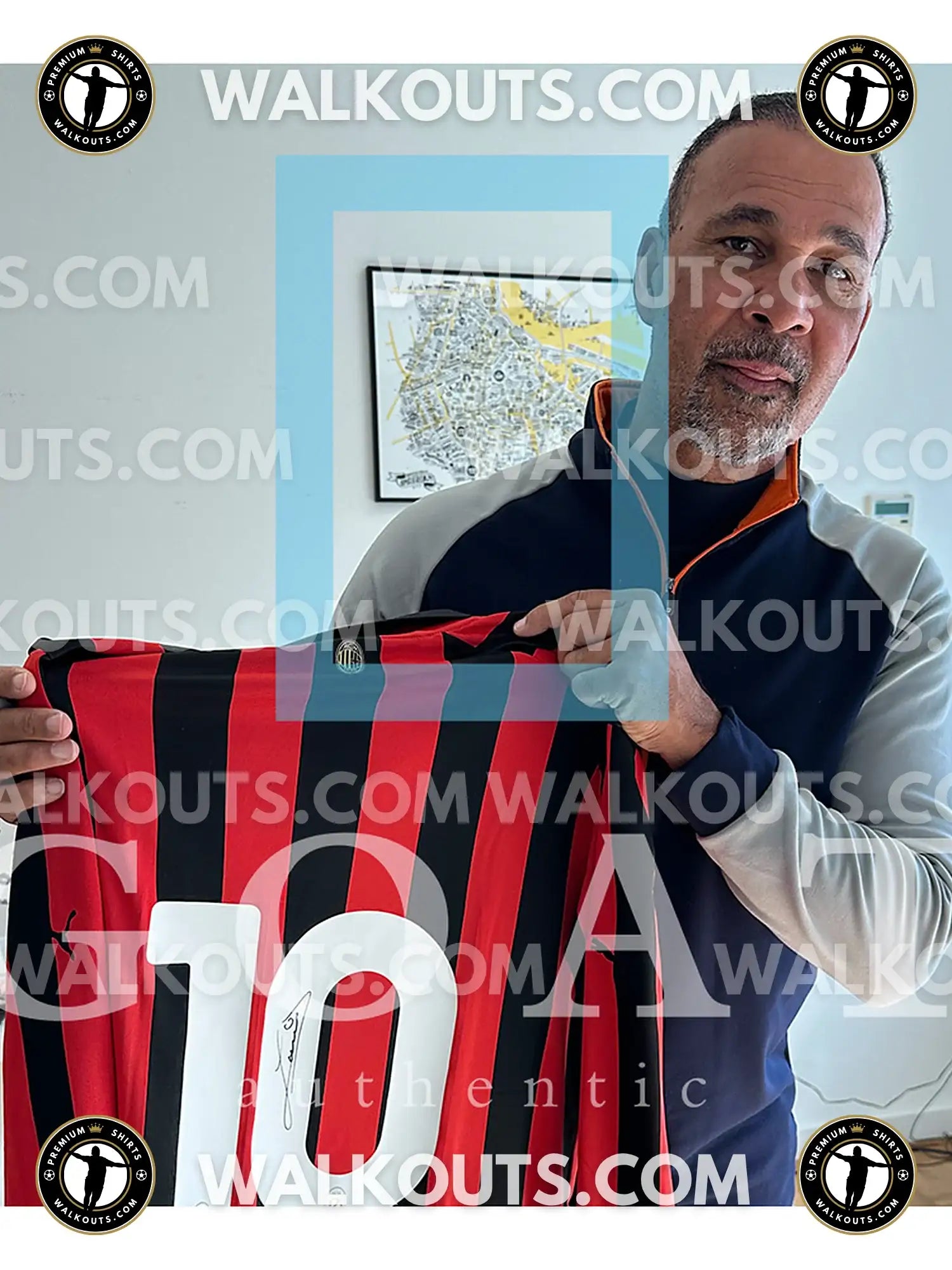 Signed Ruud Gullit AC Milan 125th Anniversary | Photo Proof — Signing proof 25RGU20019210