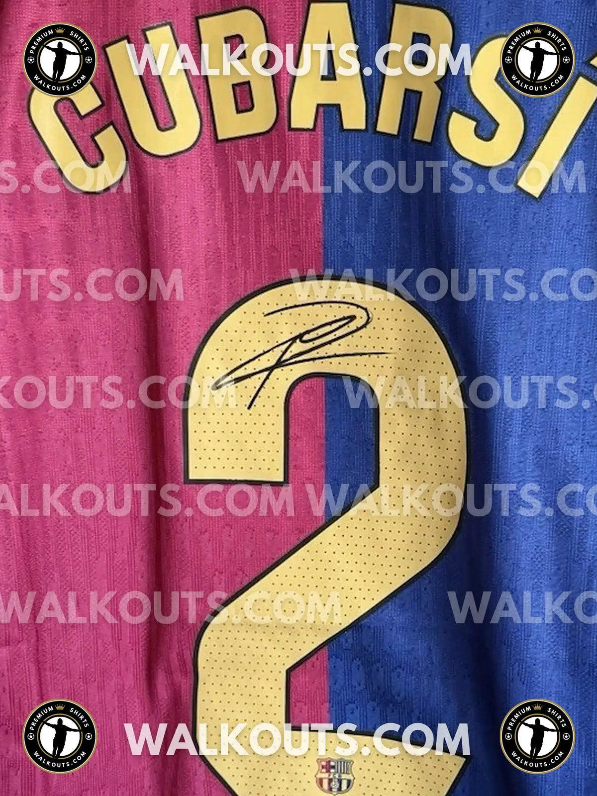 Signature close-up (signing proof) for Pau Cubarsí (FC Barcelona) - 2024-2025 • #25PCU20021902