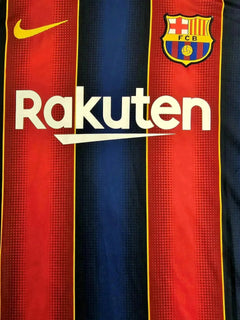 Lionel Messi 10 Barcelona 2020-2021 Home - Signed Soccer Shirt | Final Barça Season - Walkouts