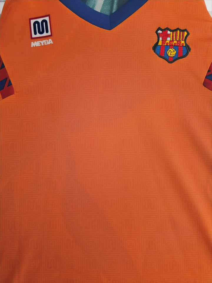 Ronald Koeman 4 Barcelona 1991-1992 Away - Signed Soccer Shirt | UEFA Europa Cup I - Walkouts