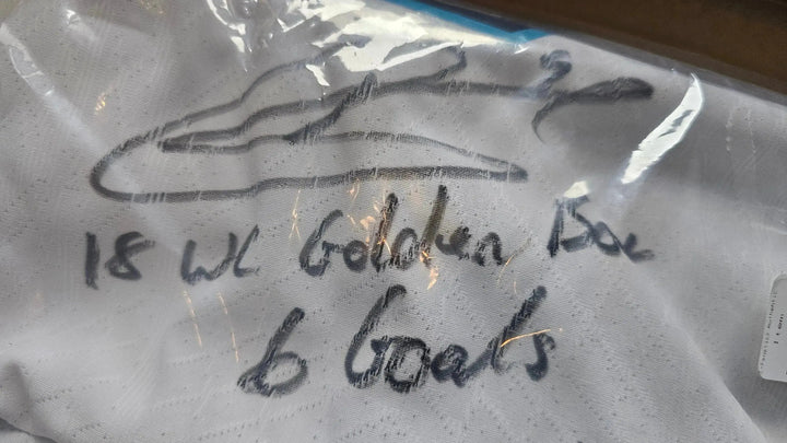 Signature detail showing &