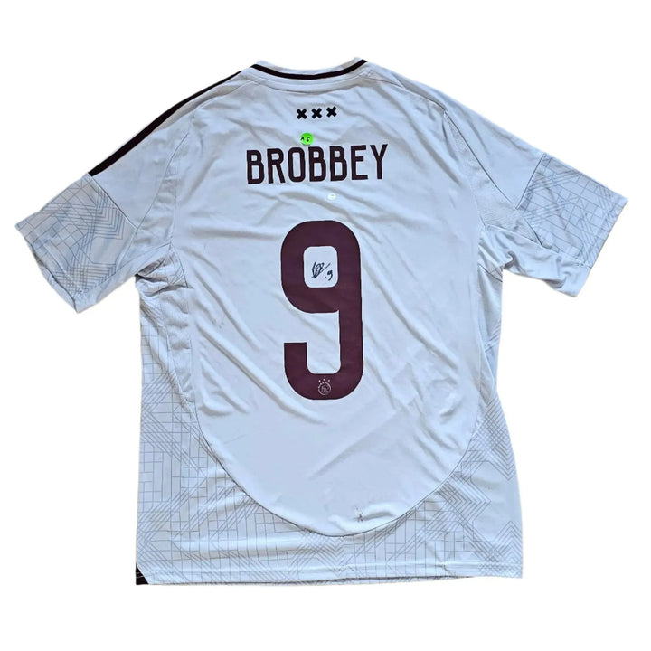 Brian Brobbey Signed Ajax Football Shirt 2024/25 | Official Third Kit - Walkouts