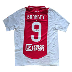 Brian Brobbey Signed Ajax Football Shirt 2024/25 | Beckett COA - Walkouts