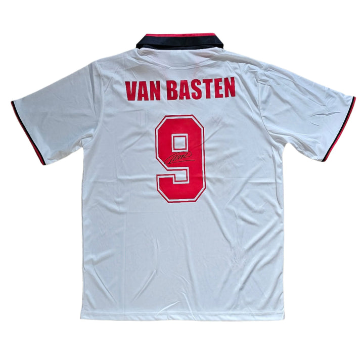 Marco van Basten Signed AC Milan Football Shirt 1988/89 | Iconic Away Kit