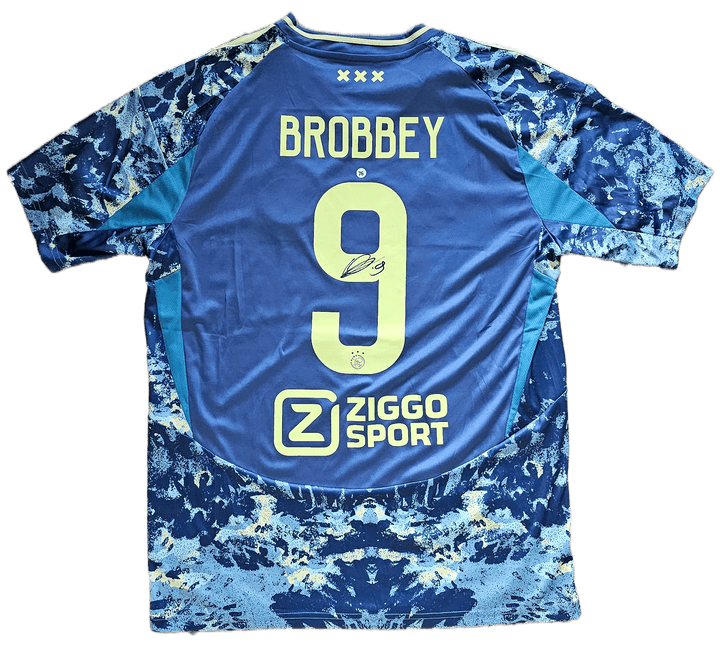 Brian Brobbey 9 Ajax 2024-2025 Away - Walkouts