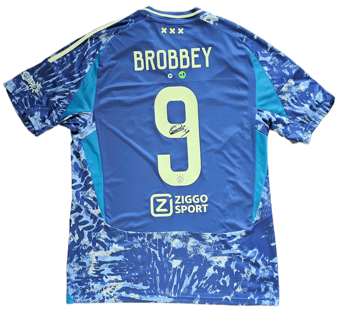 Brian Brobbey 9 Ajax 2024-2025 Away - Walkouts