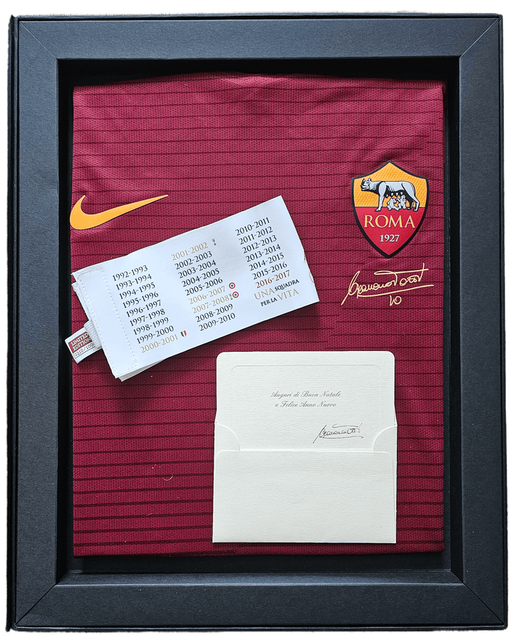 Francesco Totti 10 Roma - Player Issued Shirt | Exclusive Christmas Box - Walkouts