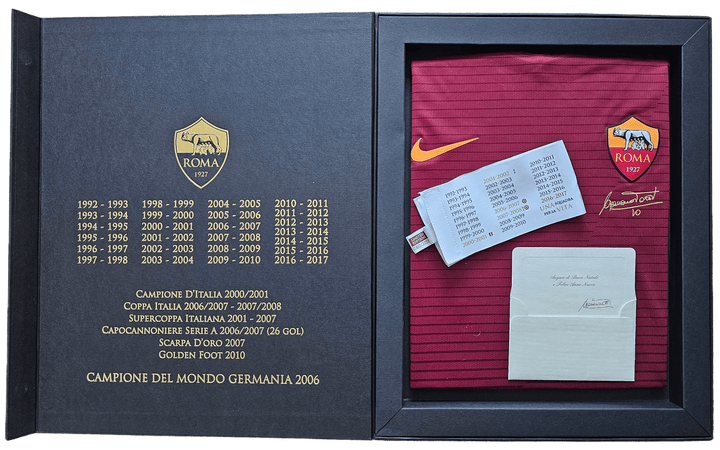 Francesco Totti 10 Roma - Player Issued Shirt | Exclusive Christmas Box - Walkouts