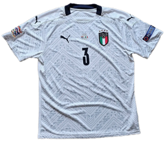 Giorgio Chiellini 3 Italy 2020 - Match Issued Shirt | Italy vs. Holland - Walkouts