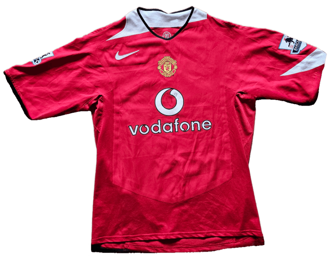 Ruud van Nistelrooy 10 Manchester United 2004-2005 - Signed Soccer Shirt | Match Worn Premier League - Walkouts