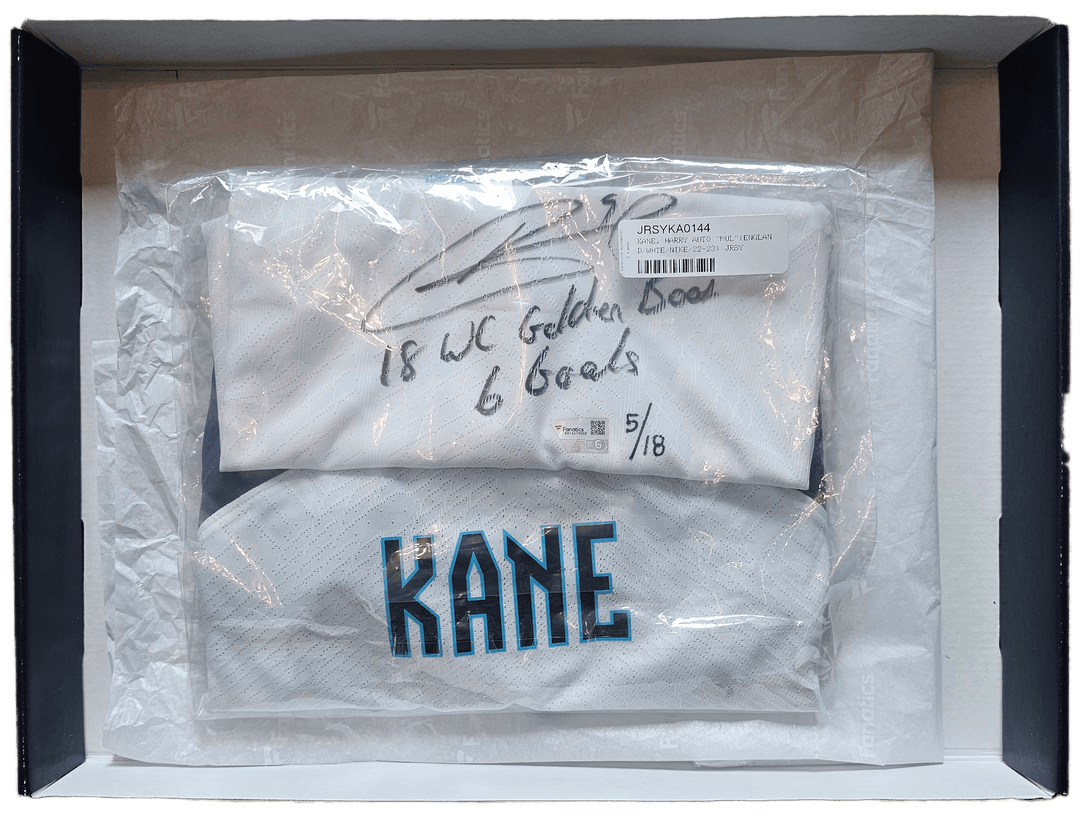 Harry Kane 9 England - Authentic Signed Jersey | WC 2018 Golden Boot Limited Edition 5/18 - Walkouts