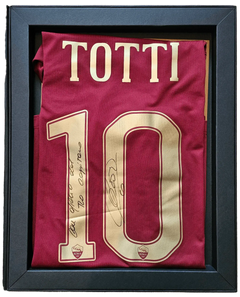Francesco Totti 10 Roma - Player Issued Shirt | Extremely Rare Farewell Dinner Box - Walkouts