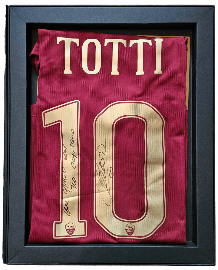 Francesco Totti 10 Roma - Player Issued Shirt | Extremely Rare Farewell Dinner Box - Walkouts