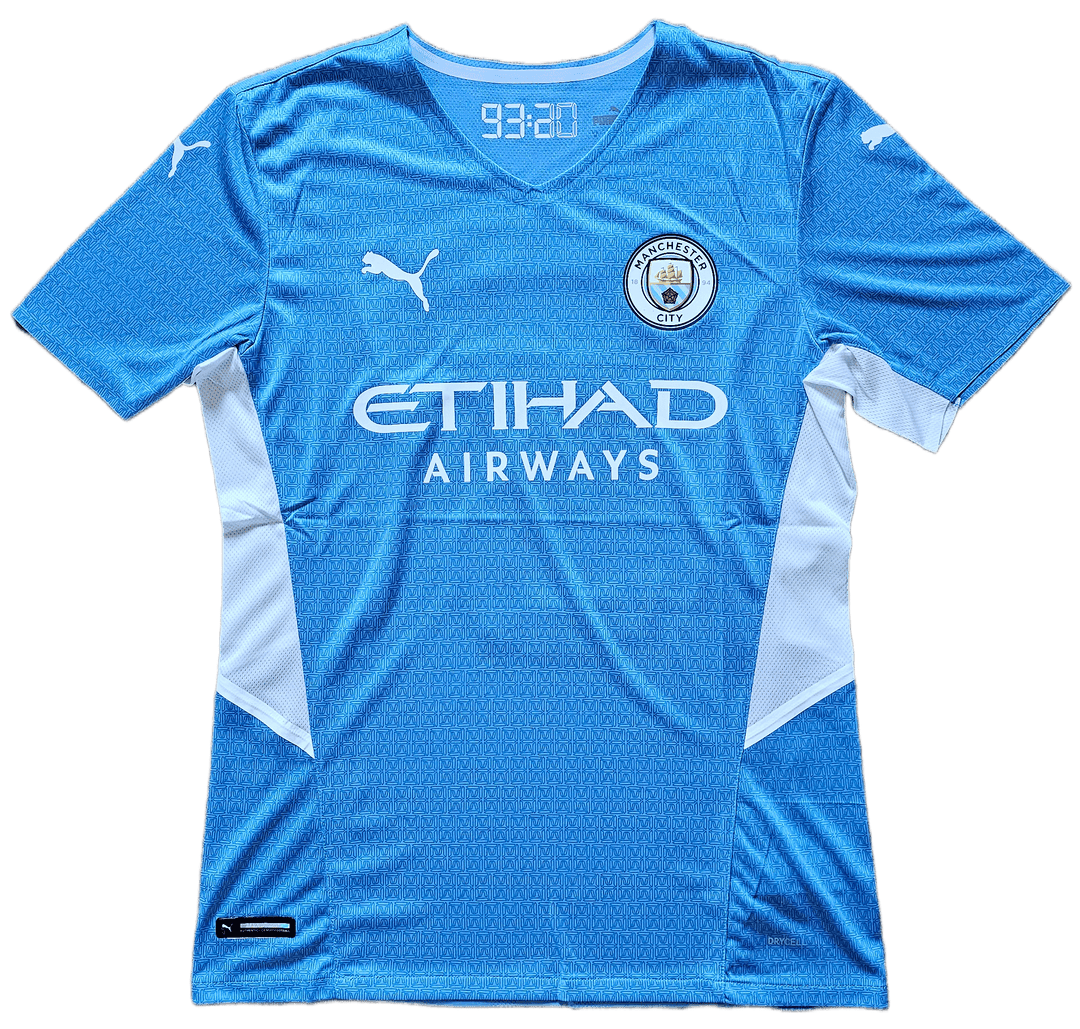 Rúben Dias 3 Manchester City 2021-2022 Home - Signed Soccer Shirt | Premier League Standout - Walkouts