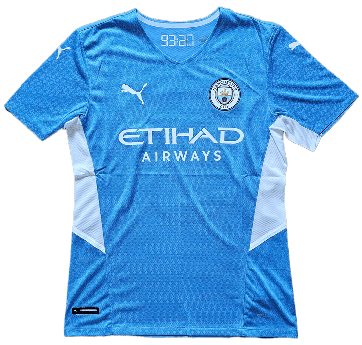 Rúben Dias 3 Manchester City 2021-2022 Home - Signed Soccer Shirt | Premier League Standout - Walkouts