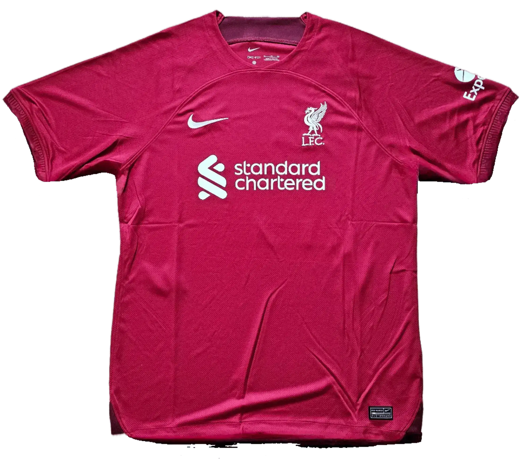 Darwin Núñez 27 Liverpool 2022-2023 Home - Signed Soccer Shirt | Striker's Edition - Walkouts