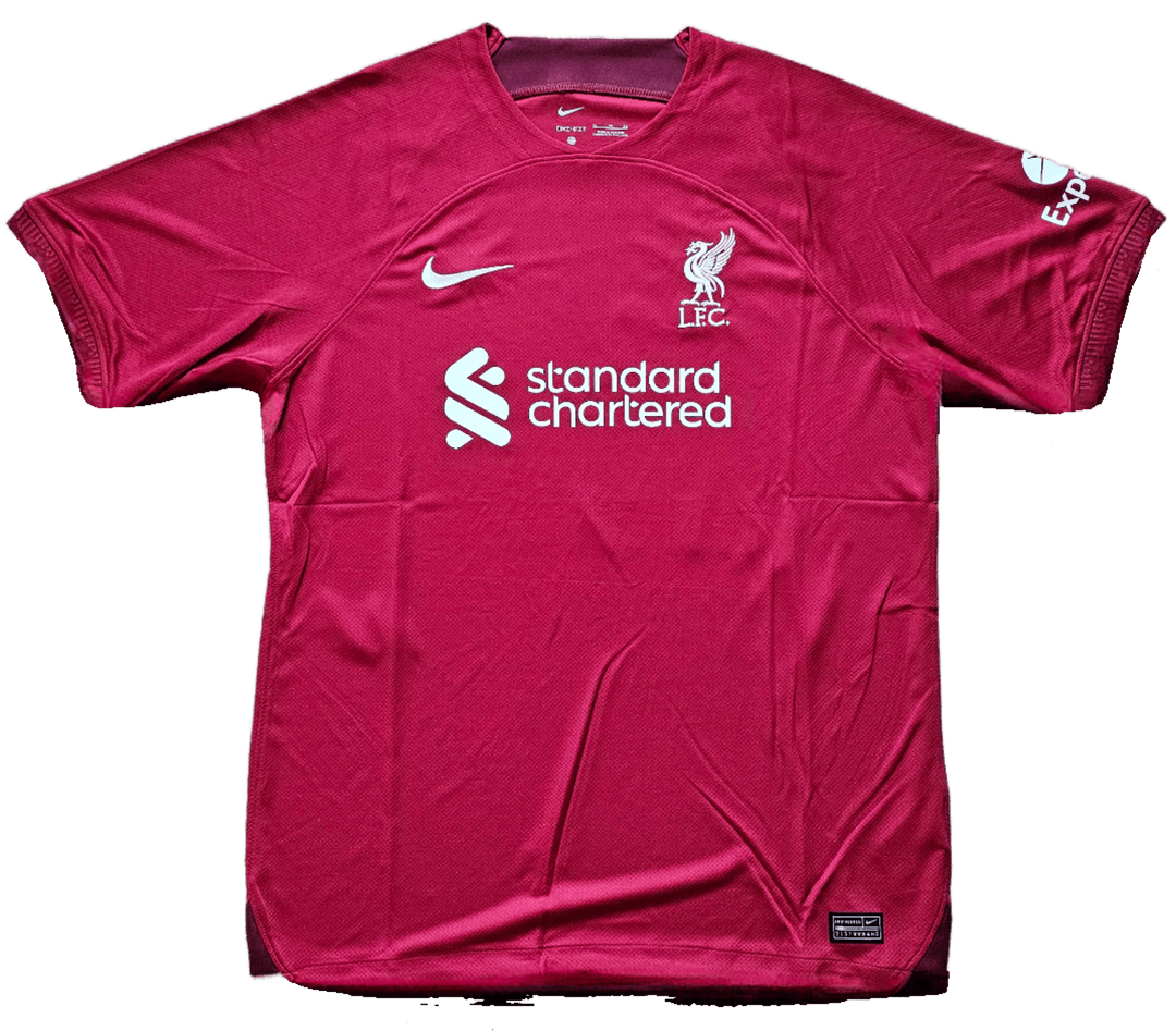 Darwin Núñez 27 Liverpool 2022-2023 Home - Signed Soccer Shirt | Striker's Edition - Walkouts