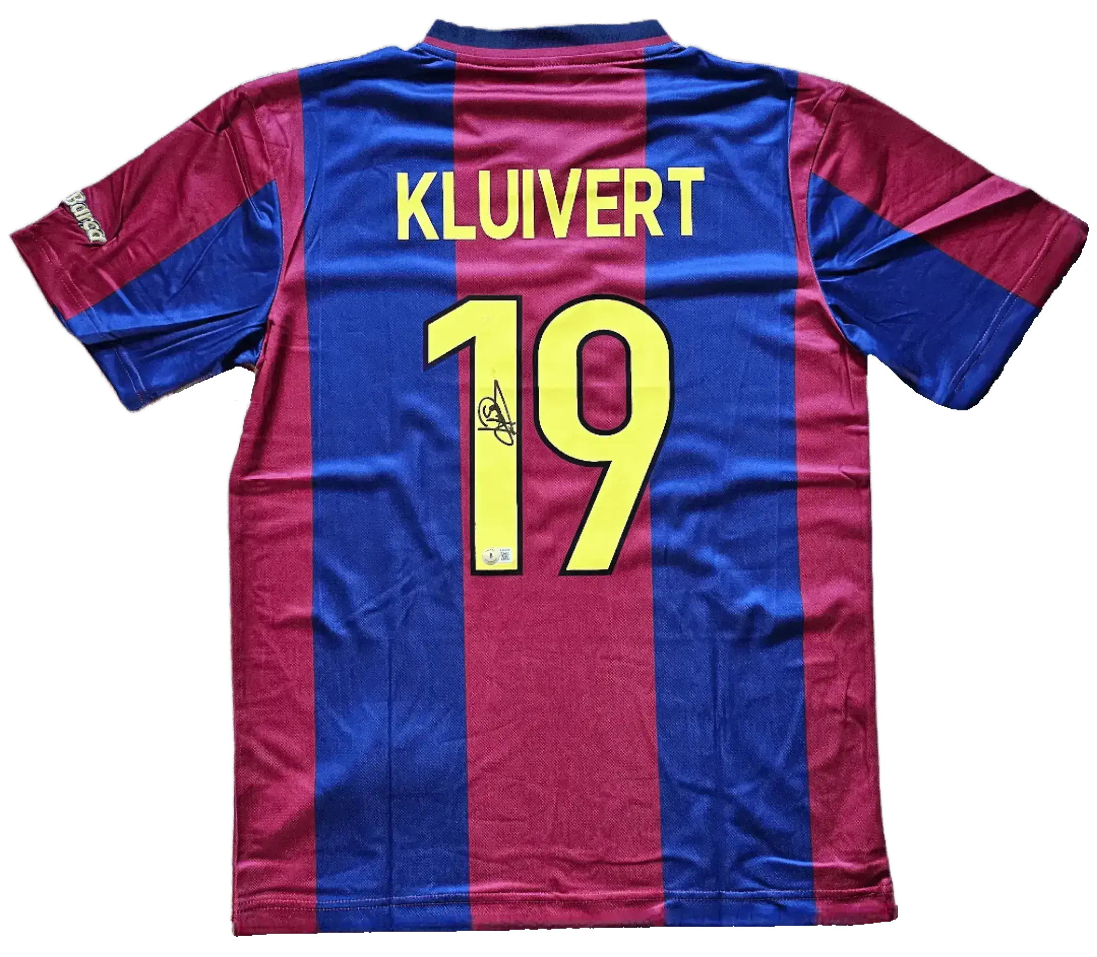 Signed Patrick Kluivert Barcelona 1998-99 | Beckett – Walkouts