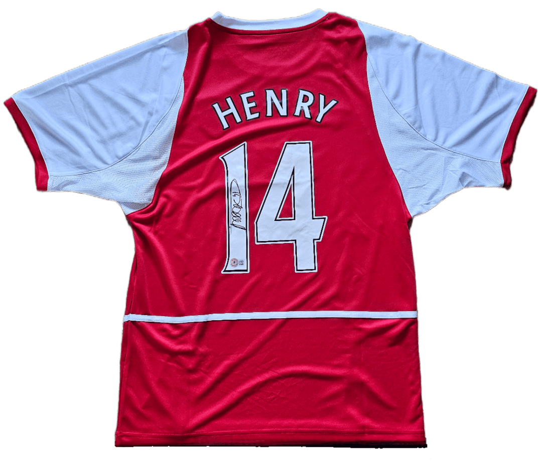 Thierry Henry 14 Arsenal 2002-2003 Home - Signed Soccer Shirt | Premier League Icon - Walkouts