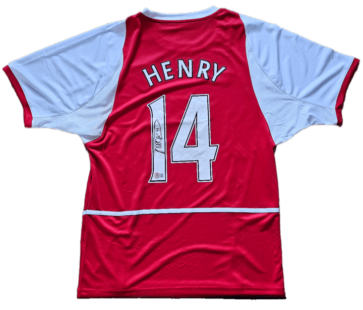 Thierry Henry 14 Arsenal 2002-2003 Home - Signed Soccer Shirt | Premier League Icon - Walkouts