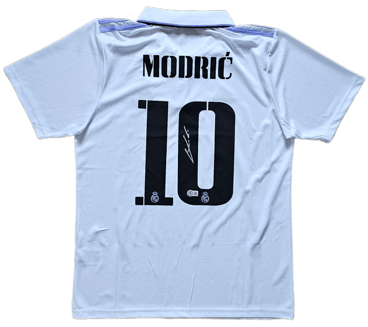 Luka Modric 10 Real Madrid 2022-2023 Home - Signed Soccer Shirt | LaLiga Champion - Walkouts