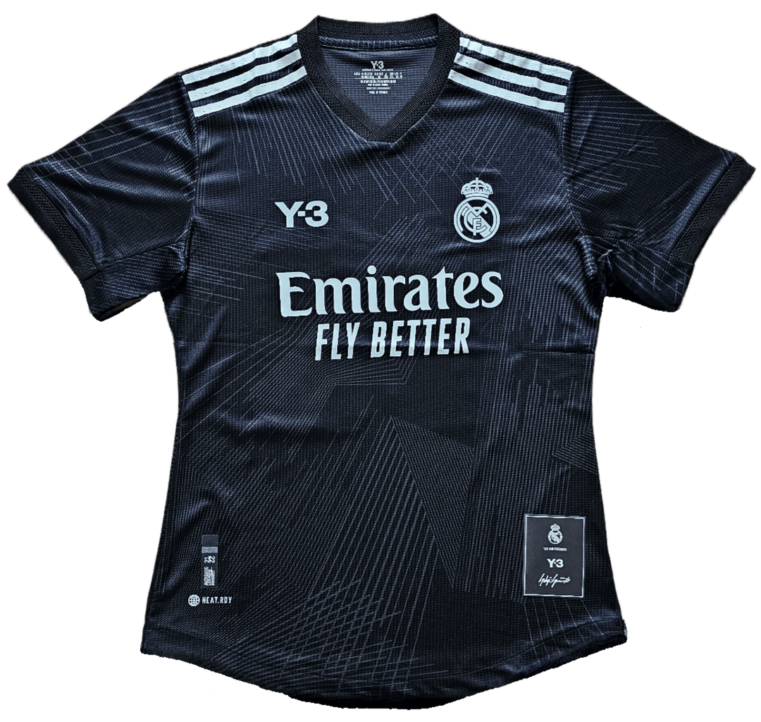 Vinicius Jr 20 Real Madrid Y-3 120th Anniversary - Signed Soccer Shirt | Collector's Edition - Walkouts