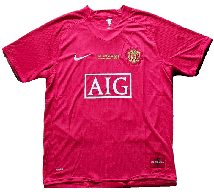 Wayne Rooney 10 Manchester United 2007-2008 - Signed Soccer Shirt | UEFA Champions League Winner - Walkouts