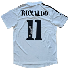 Ronaldo Lima 11 Real Madrid 2002-2003 Home - Signed Soccer Shirt | Galáctico Brilliance Preserved - Walkouts