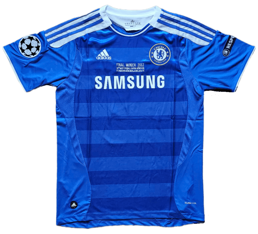 Didier Drogba 11 Chelsea 2011-2012 Home - Signed Soccer Shirt | Historic Champions League Final - Walkouts