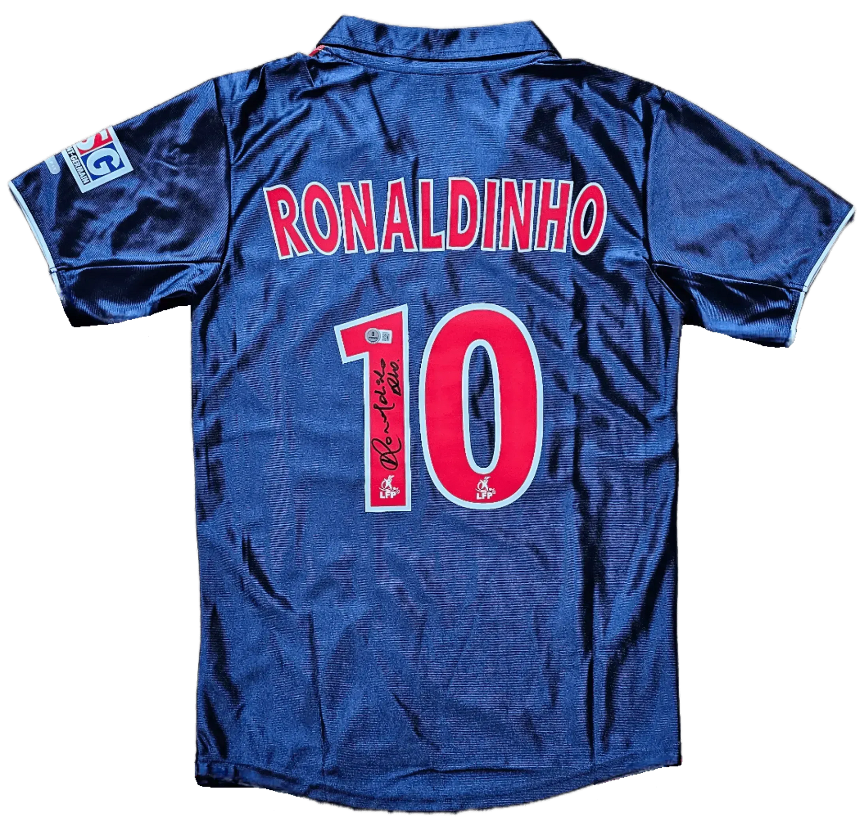 Ronaldinho 10 Paris Saint-Germain 2001-2002 Home - Signed Soccer Shirt | A Brazilian's French Affair - Walkouts