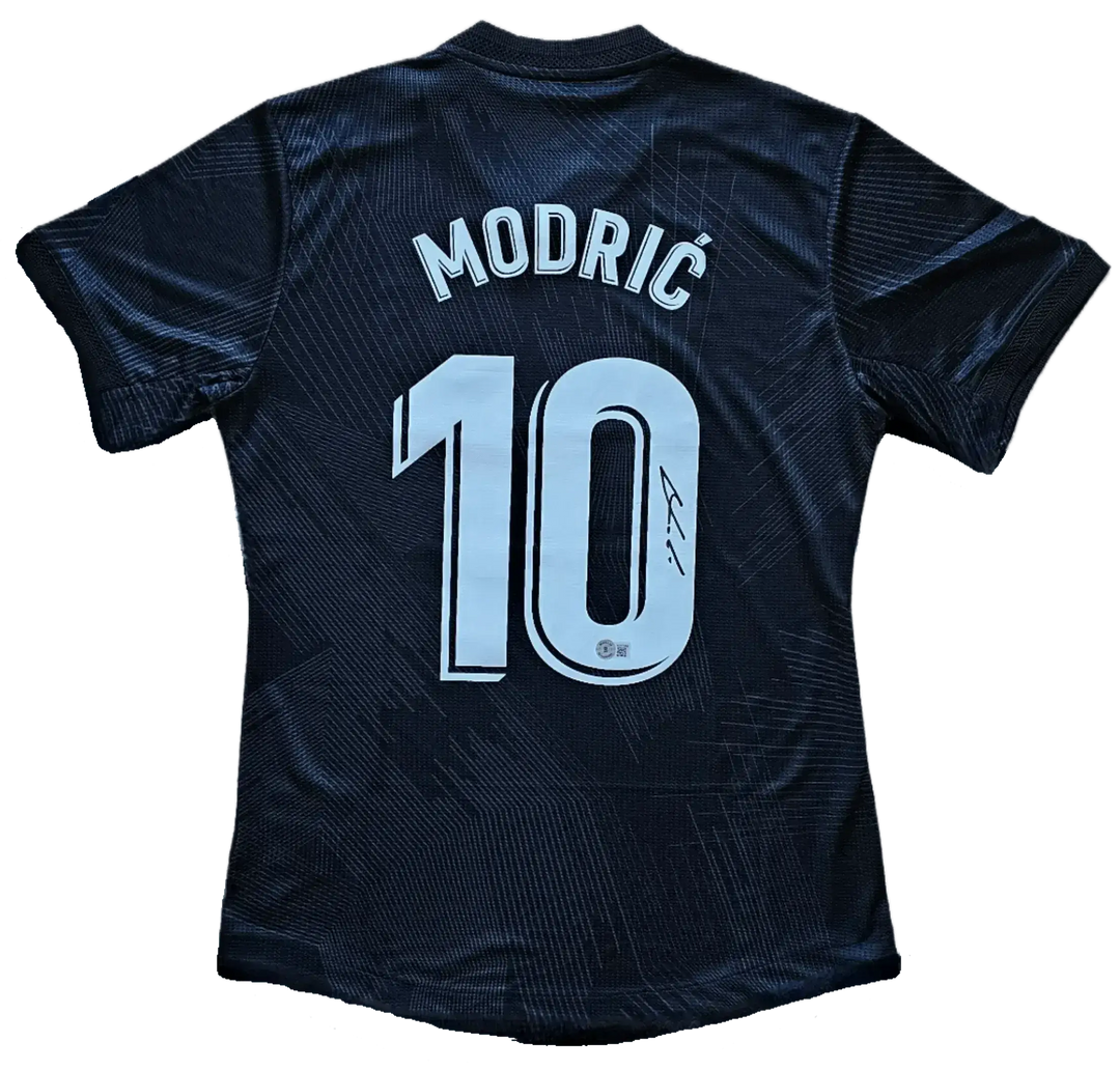 Luka Modrić 10 Real Madrid 2021-2022 Third - Signed Soccer Shirt | Exclusive 120th Anniversary Edition - Walkouts
