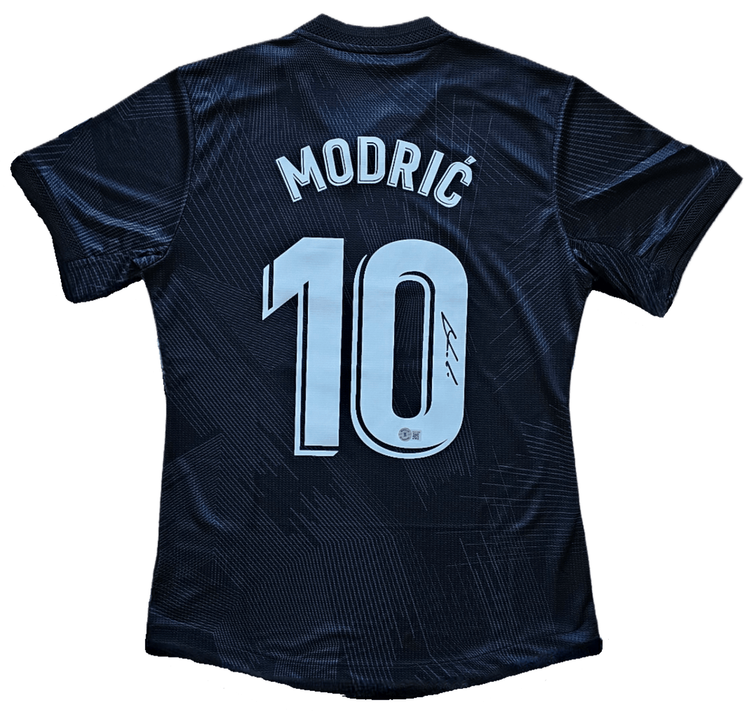 Luka Modrić 10 Real Madrid 2021-2022 Third - Signed Soccer Shirt | Exclusive 120th Anniversary Edition - Walkouts