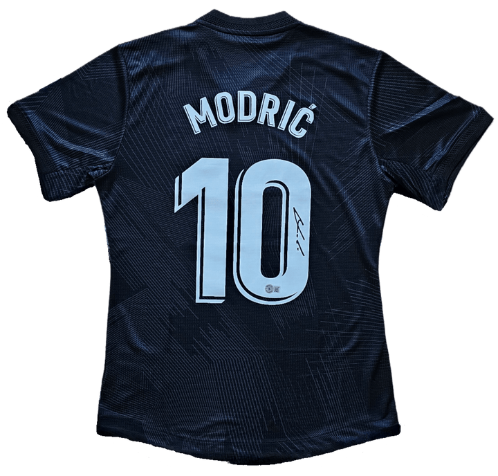 Luka Modrić 10 Real Madrid 2021-2022 Third - Signed Soccer Shirt | Exclusive 120th Anniversary Edition - Walkouts