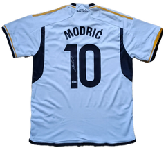 Luka Modric 10 Real Madrid 2023-2024 Home - Signed Football Shirt | Beckett COA - Walkouts