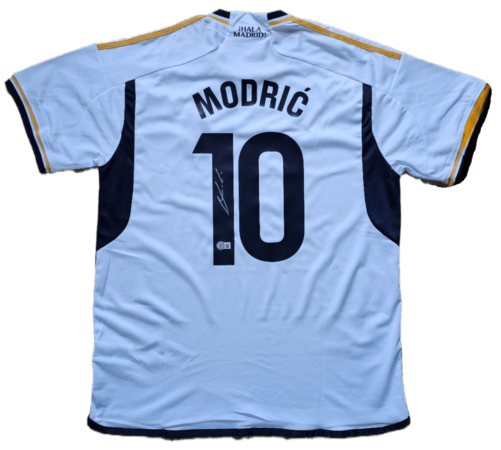 Luka Modric 10 Real Madrid 2023-2024 Home - Signed Football Shirt | Beckett COA - Walkouts