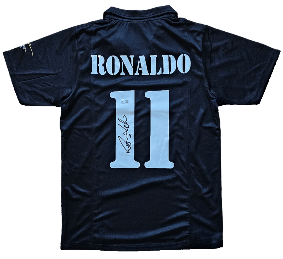 Ronaldo Nazário 11 Real Madrid 2004-2005 Away - Signed Soccer Shirt | Galáctico Era Collectible - Walkouts