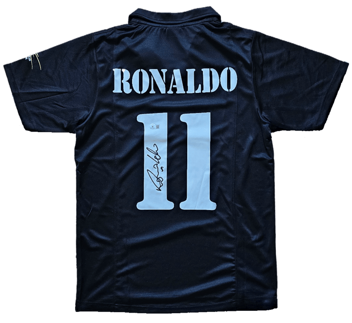 Ronaldo Nazário 11 Real Madrid 2004-2005 Away - Signed Soccer Shirt | Galáctico Era Collectible - Walkouts