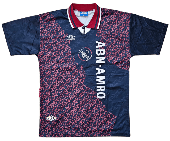 Patrick Kluivert 15 Ajax 1994-1995 Away - Signed Soccer Shirt | Undefeated Champions - Walkouts