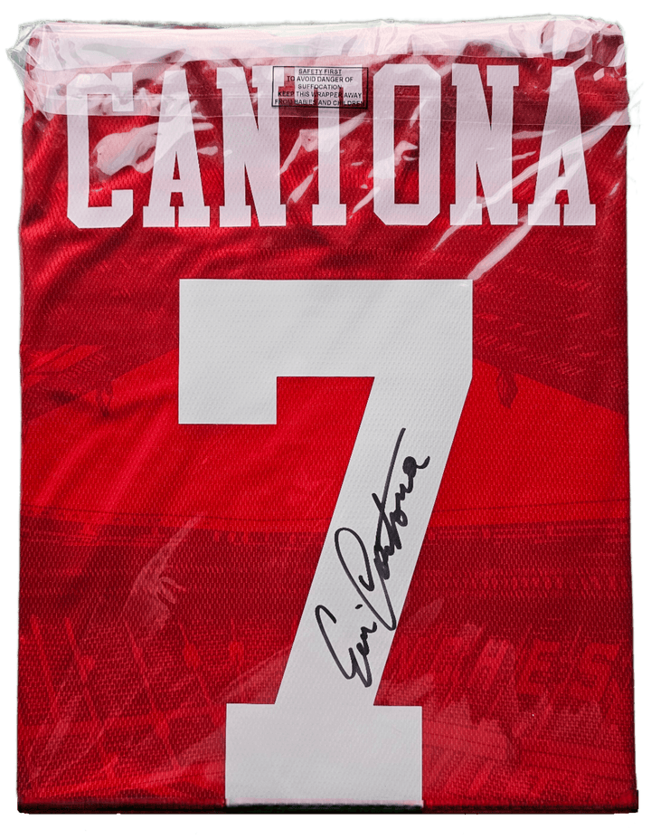 Eric Cantona 7 Manchester United 1996 Home - Signed Shirt | King Eric - Walkouts