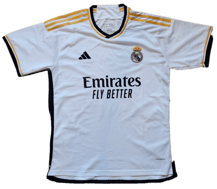 Eduardo Camavinga 12 Real Madrid 2023-2024 - Signed Soccer Shirt | Champions League Winner - Walkouts