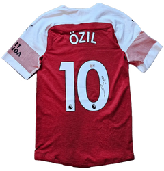 Mesut Özil 10 Arsenal 2018-2019 - Signed Soccer Shirt | Match Worn Premier League - Walkouts