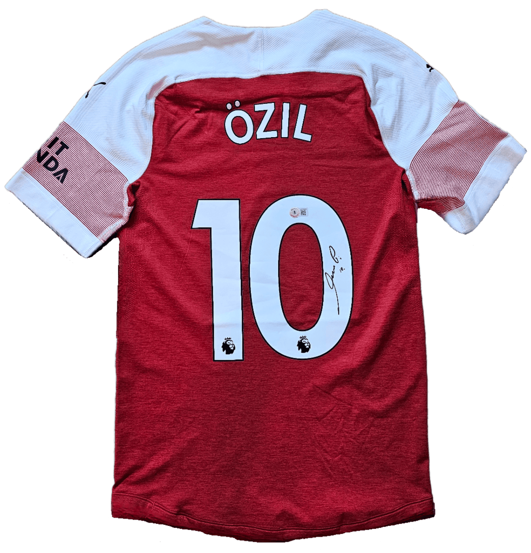 Mesut Özil 10 Arsenal 2018-2019 - Signed Soccer Shirt | Match Worn Premier League - Walkouts