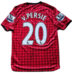 Robin van Persie 10 Manchester United 2012-2013 - Signed Soccer Jersey | Premier League Title - Walkouts