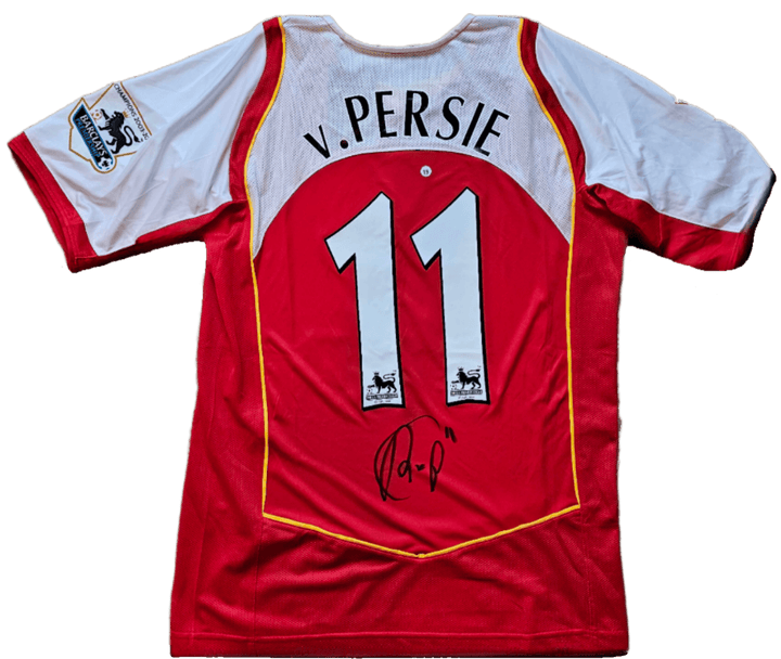 Robin van Persie 11 Arsenal 2004-2005 - Signed Soccer Jersey | Debut Season - Walkouts