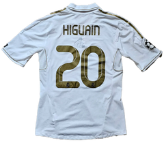 Gonzalo Higuain 20 Real Madrid 2011-2012 - Signed Soccer Shirt | Match-Worn Champions League Semi-Final - Walkouts