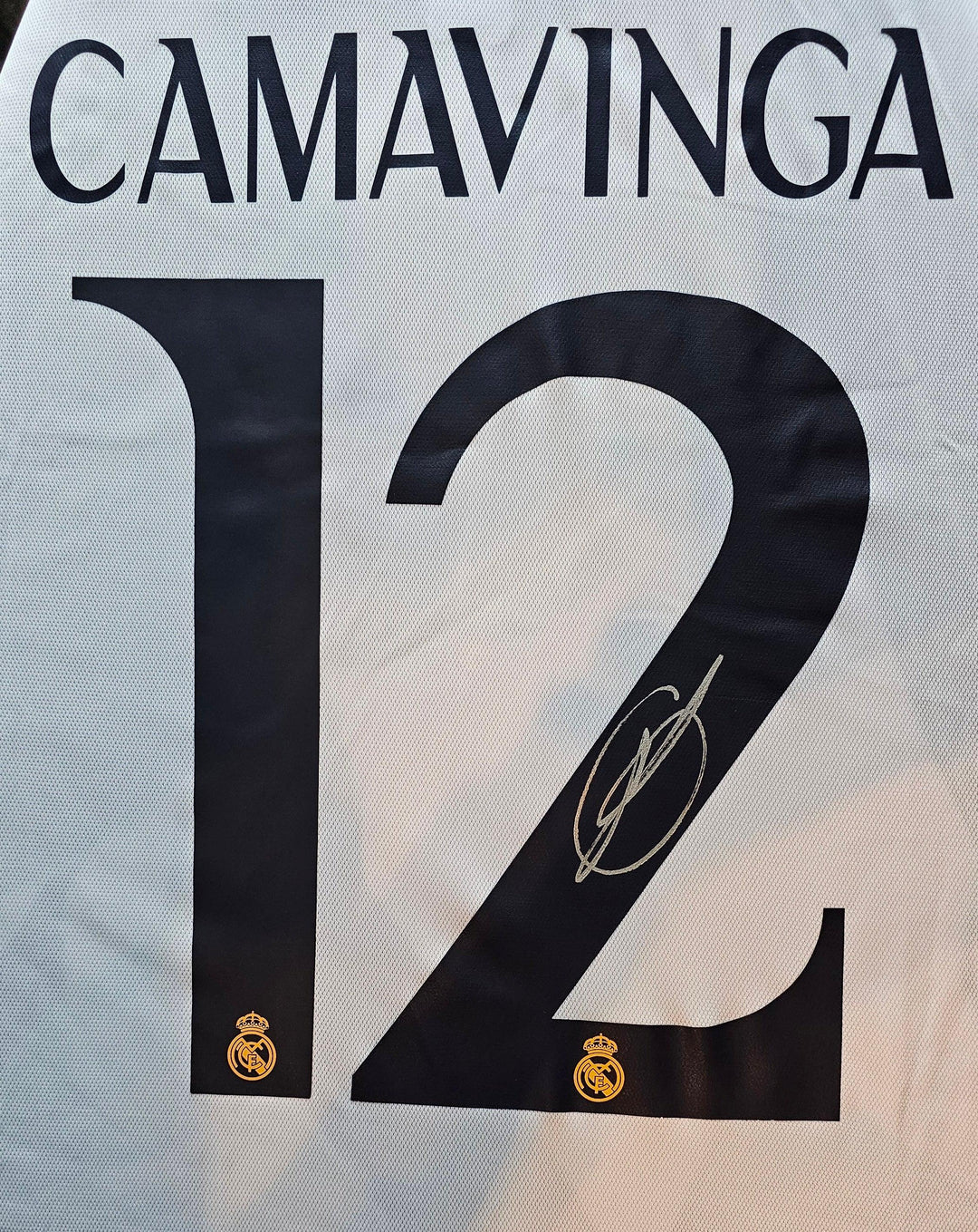 Eduardo Camavinga Signed Real Madrid Football Shirt 2023/24 | Champions League Winner